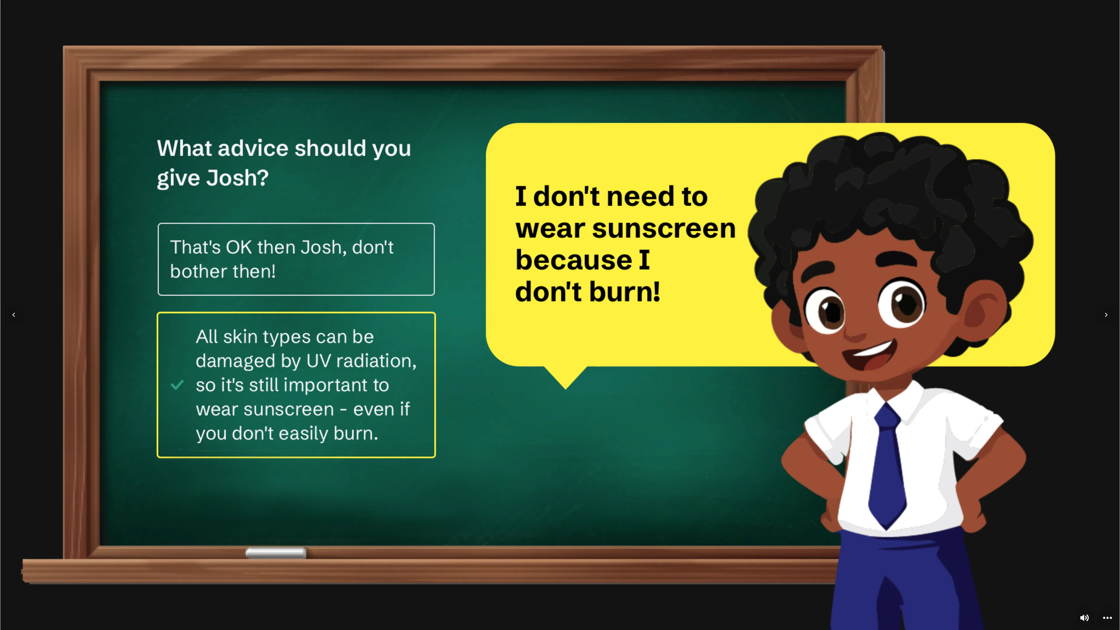 Screenshot from interactive escape room